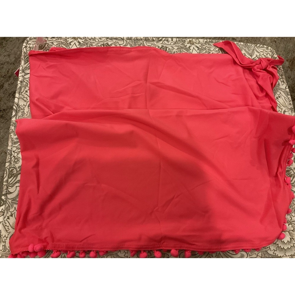 Lilly Pulitzer NWT Paxton Sarong Crab Claw Coral NWT size X S/S
